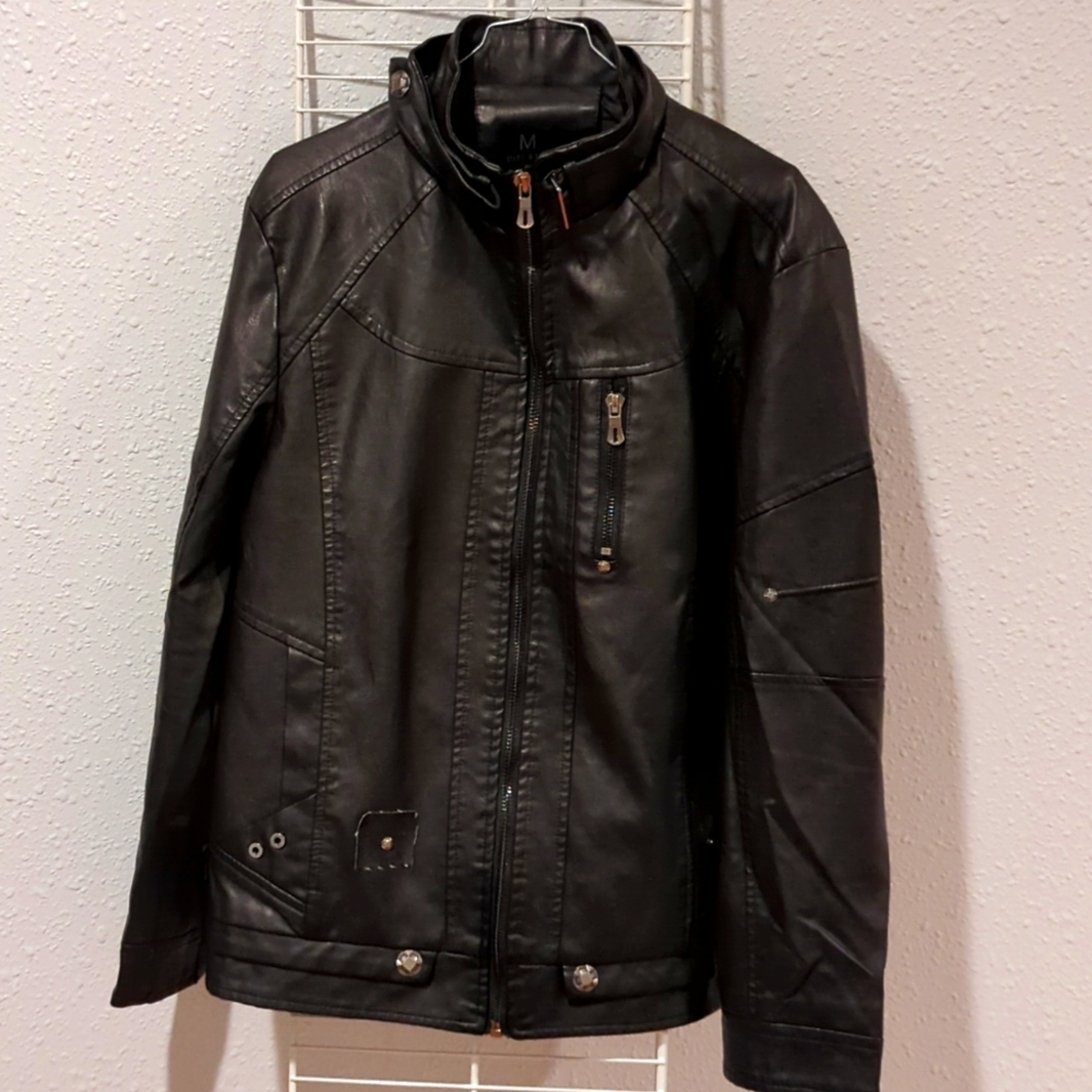 Black Italian Leather (Real) Jacket